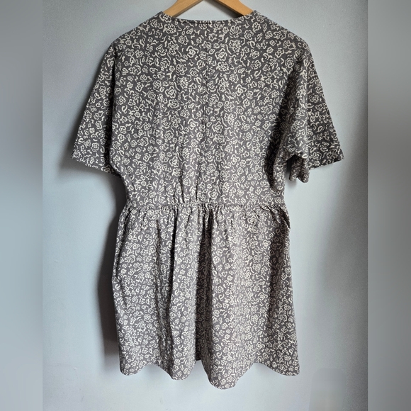 RYLEE + CRU Floral Button-Down 💯 Cotton Dress - Picture 9 of 9